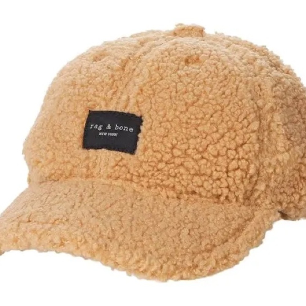 Rag and bone shearling baseball cap